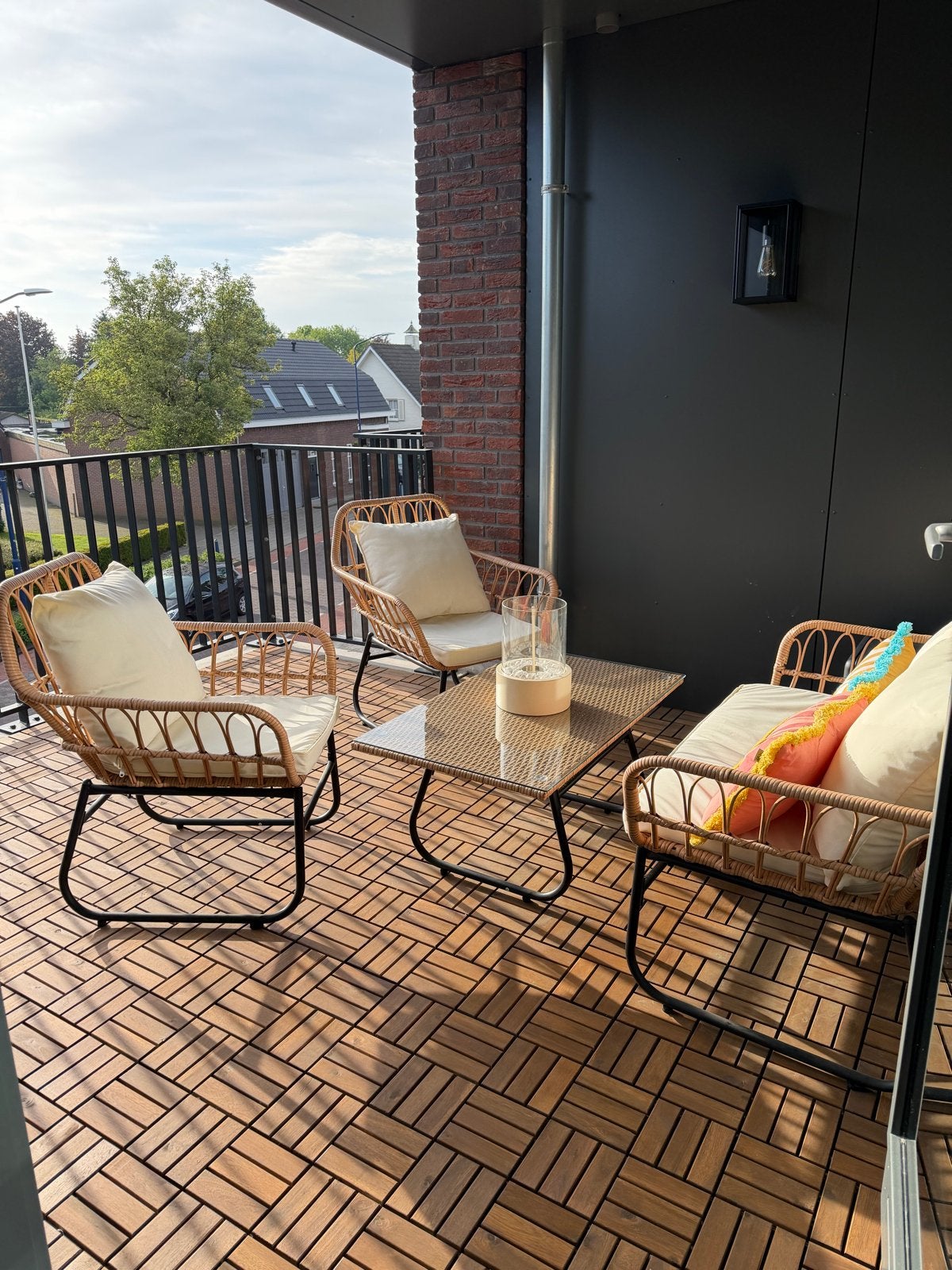 Complete Tuinset met Kussens, Tuin en Terras, Ophalen, Gebruikt, Overige materialen, 4 zitplaatsen