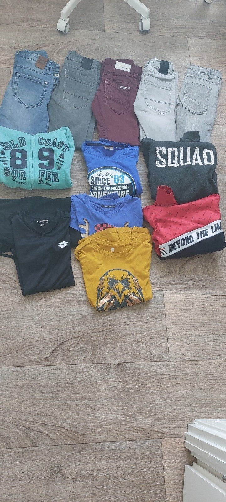 pakket jongenskleding  maat 146 tm 152  €20, Ophalen of Verzenden