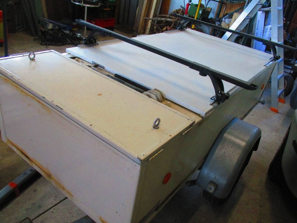 gesloten bagagewagen met kenteken, Auto diversen, Aanhangers en Bagagewagens, Ophalen, Gebruikt