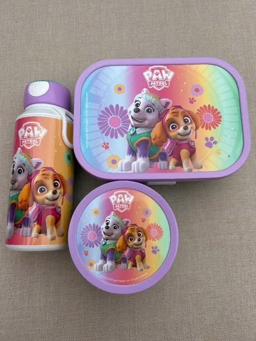 !Nieuw! Mepal Paw Patrol set broodtrommel fruitbox beker, Diversen, Ophalen of Verzenden, Nieuw