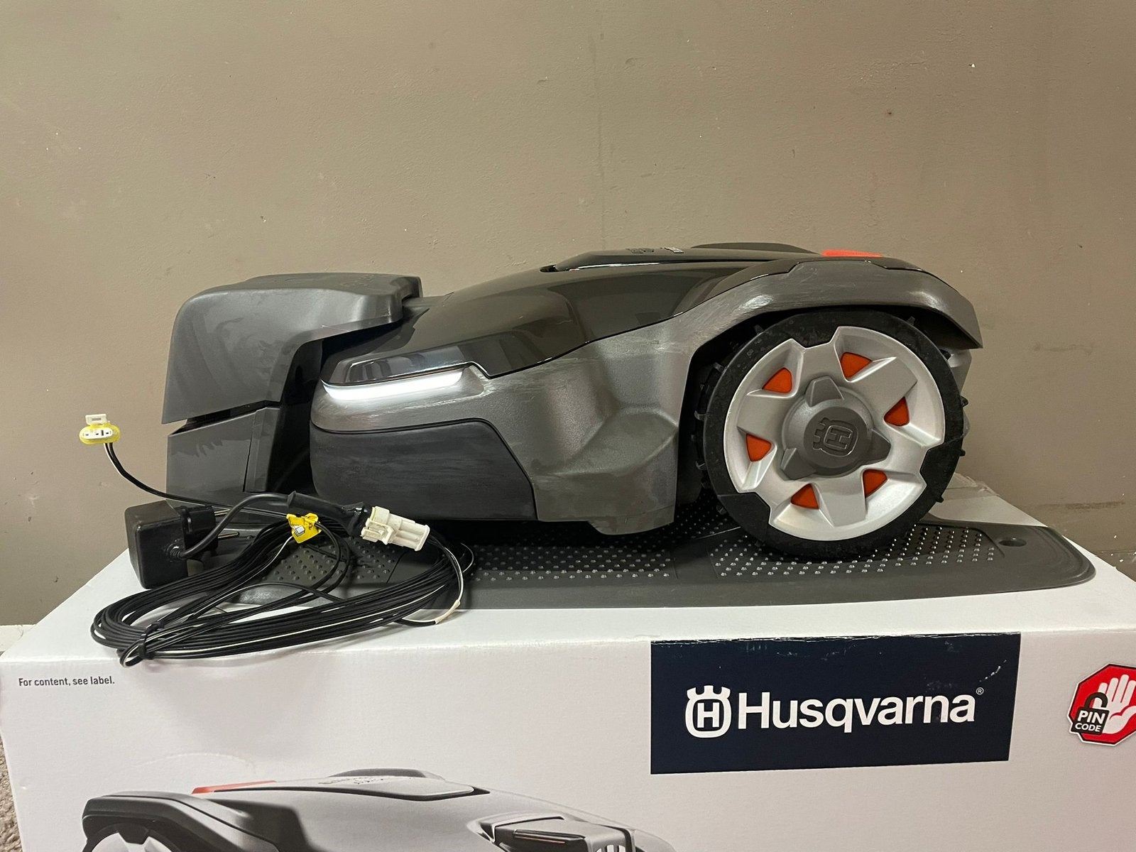 Husqvarna 415x nette maaier, Tuin en Terras, Grasmaaiers, Ophalen of Verzenden, Zo goed als nieuw, 50 cm of meer