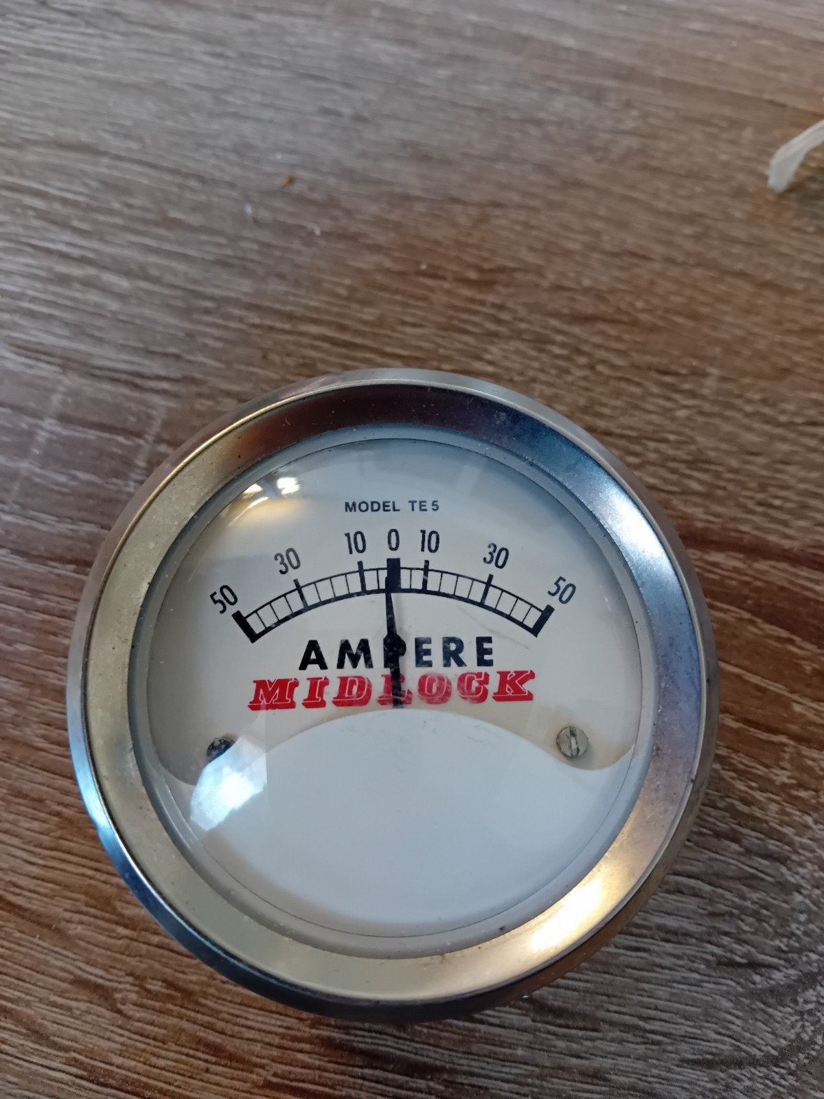 Vintage Ampèremeter met Klemmen, Auto diversen, Ophalen, Gebruikt