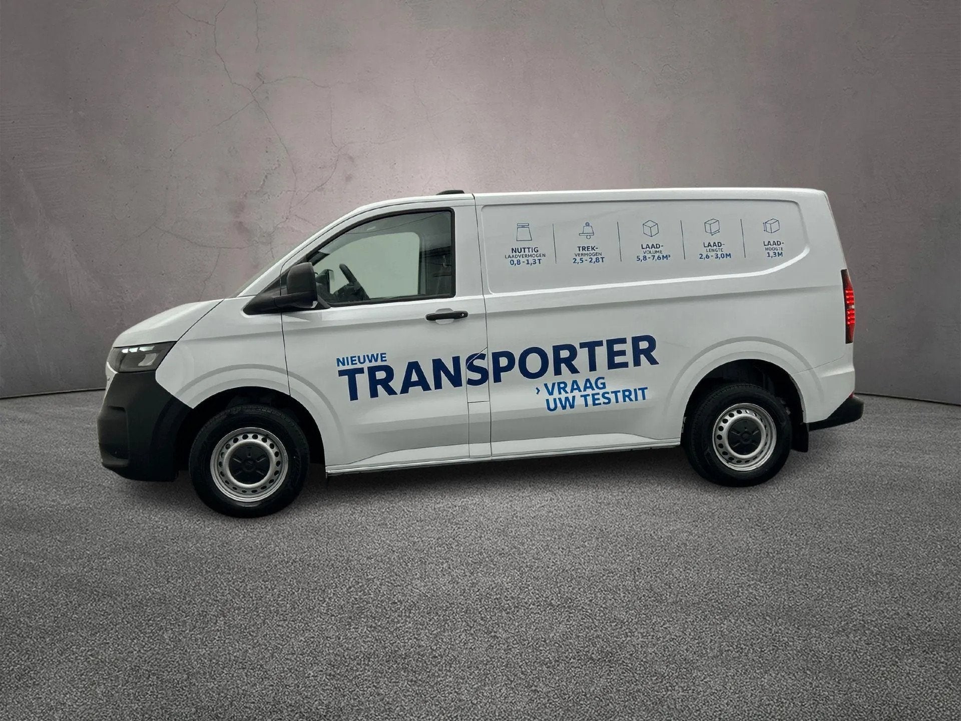Volkswagen Transporter T7 2.0 TDI 110pk L1 (bj 2024), Voorwielaandrijving, Gebruikt, 2000 kg, Wit