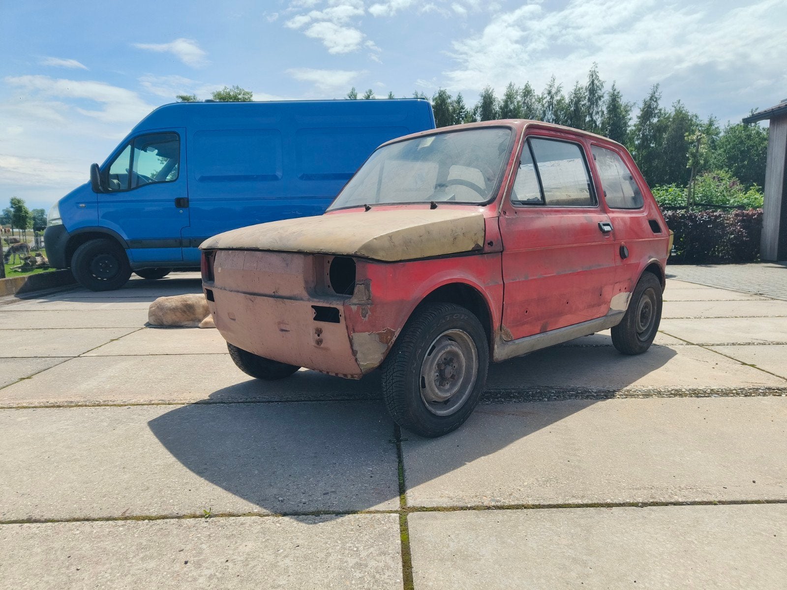 Fiat 126 Personal uit 1979 650cc Barnfind, Auto's, Overige modellen, 580 kg, Bruin, Handgeschakeld