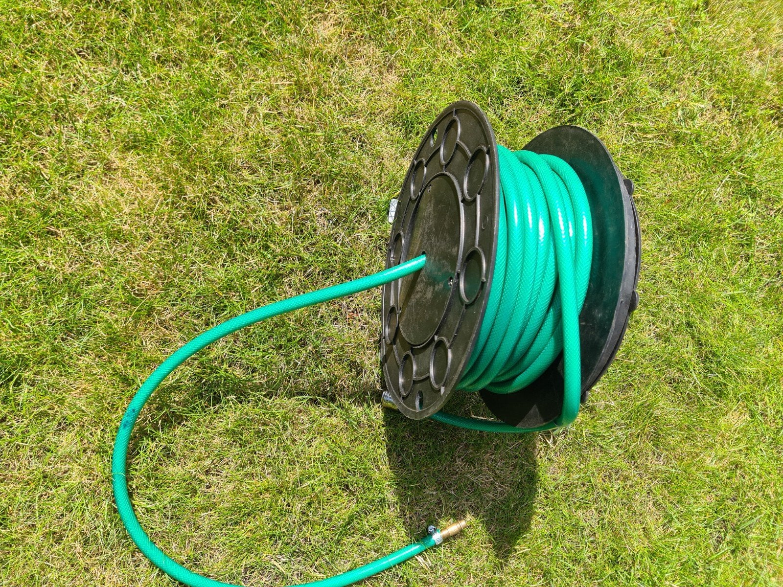 Lucht slang haspel, Doe-het-zelf en Verbouw, Compressors, Gebruikt, 6 tot 10 bar, Ophalen of Verzenden, Minder dan 200 liter/min