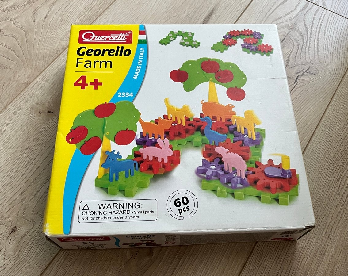 Quercetti Georello Farm Constructiespeelgoed, Ophalen of Verzenden, Zo goed als nieuw, Overige merken