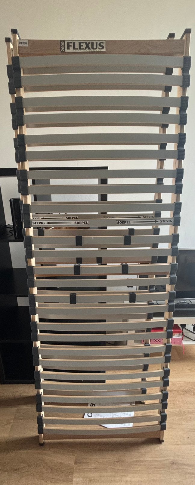 2 lattenbodems 70x200cm, Ophalen, Zo goed als nieuw, Eenpersoons