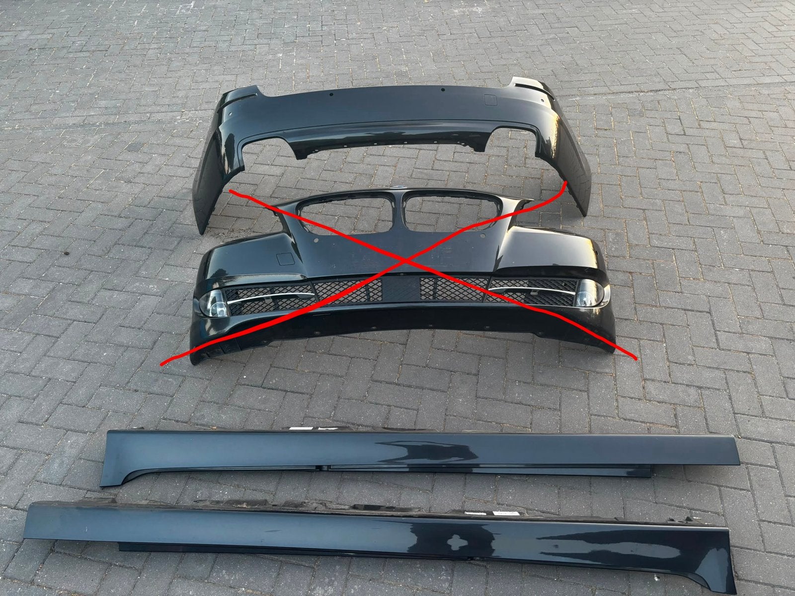 achterbumper + dorpels bmw 5 serie f10 f11 a90 sophistograu, Ophalen, Gebruikt, Bumper, BMW