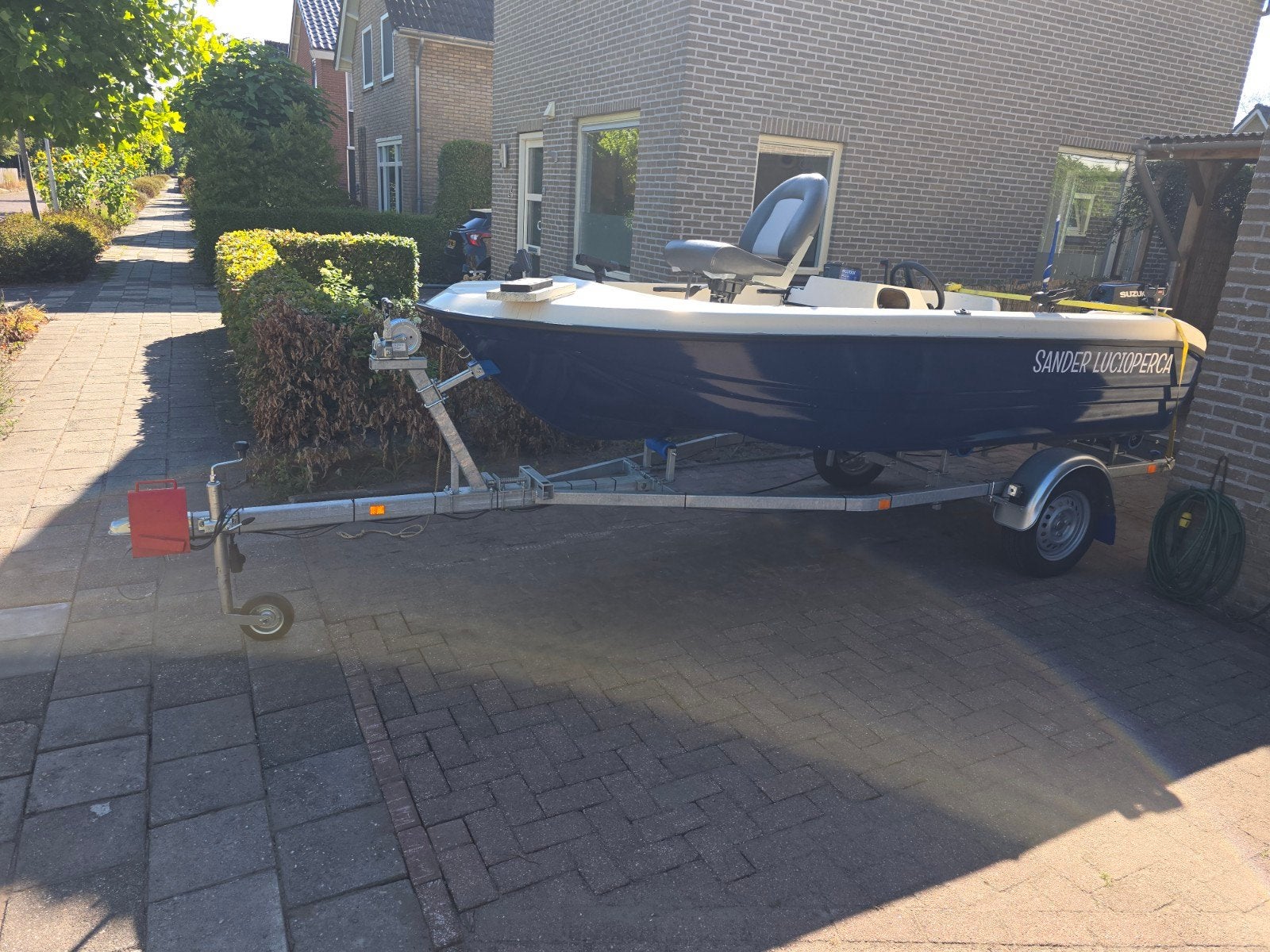 vis tourboot te koop, Watersport en Boten, Ophalen of Verzenden, Gebruikt, Minder dan 6 meter, Overige typen