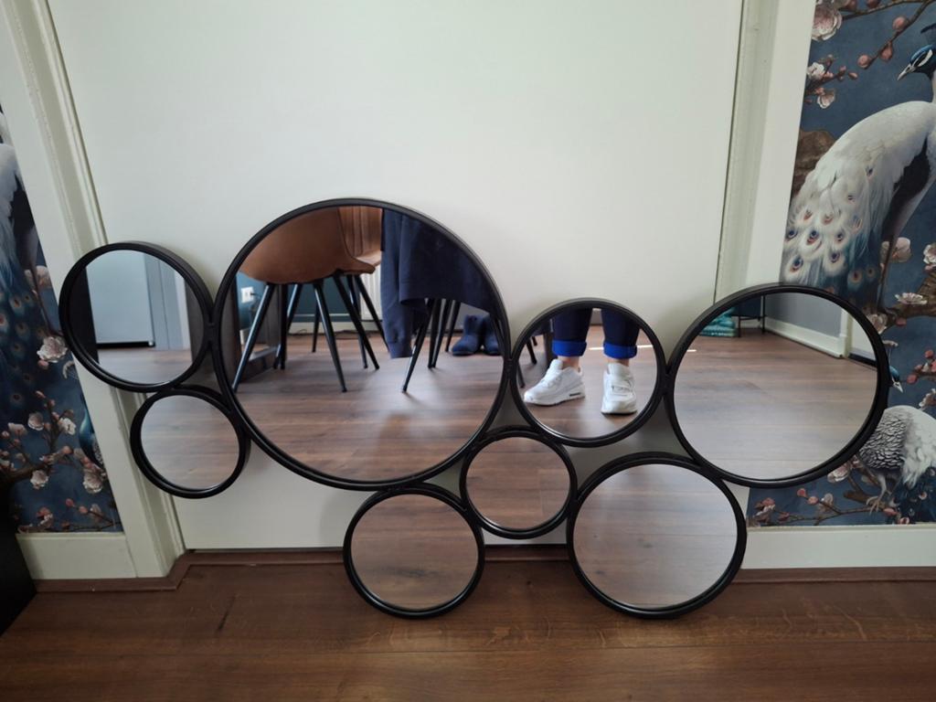 Mooie spiegel, Huis en Inrichting, Ophalen, Zo goed als nieuw, Minder dan 100 cm, Rechthoekig