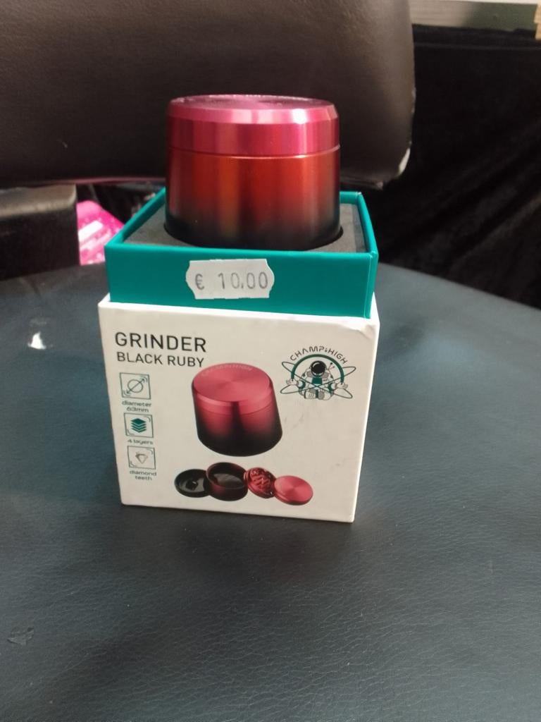 Champ high black ruby grinder, .., Nieuw, Overige typen, Champ@high.com