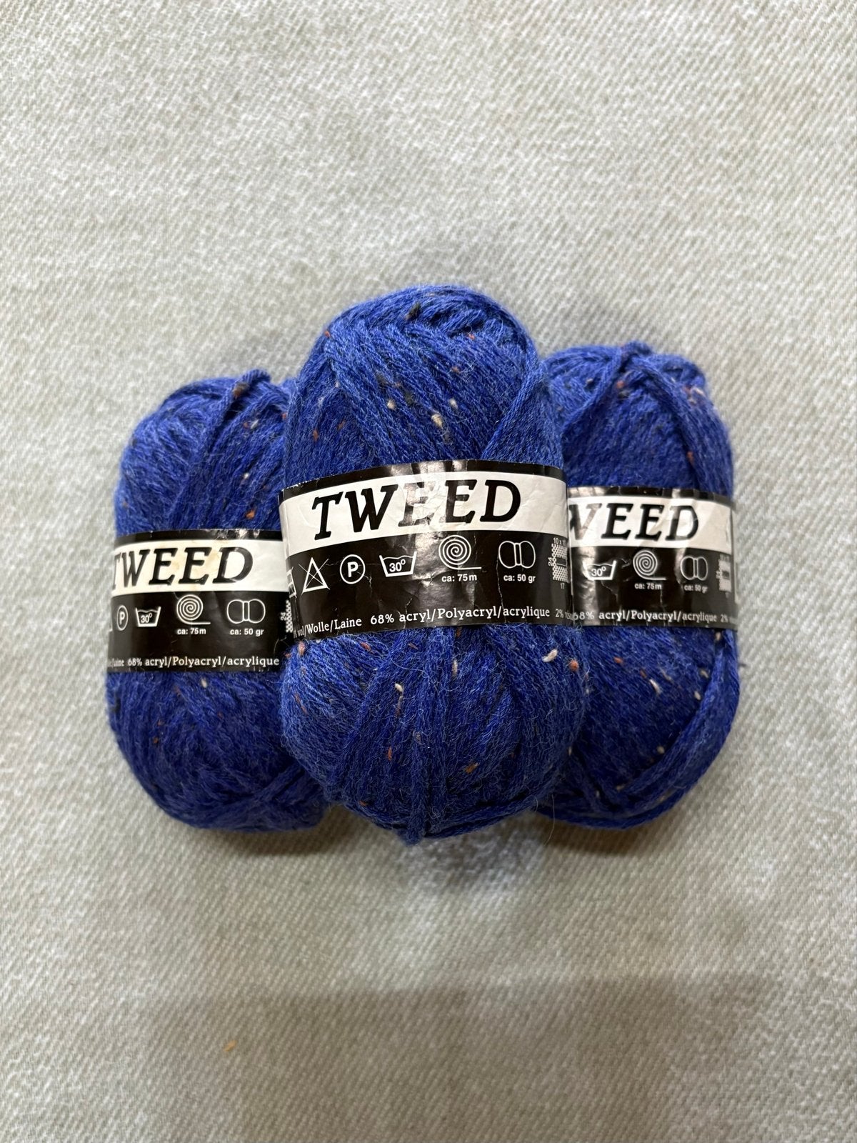 Tweed Wol - 9x, Verzenden, Nieuw, Breien of Haken, Wol of Garen
