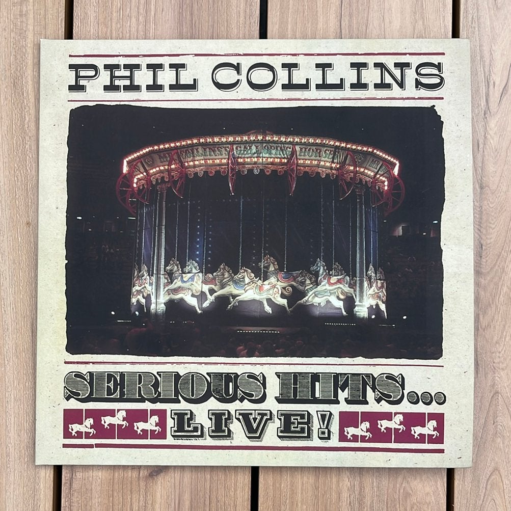 2 LP Phil Collins “serious hits live” (reissue), Gebruikt, Inclusief binnenhoes, 2020 tot heden, Ophalen of Verzenden
