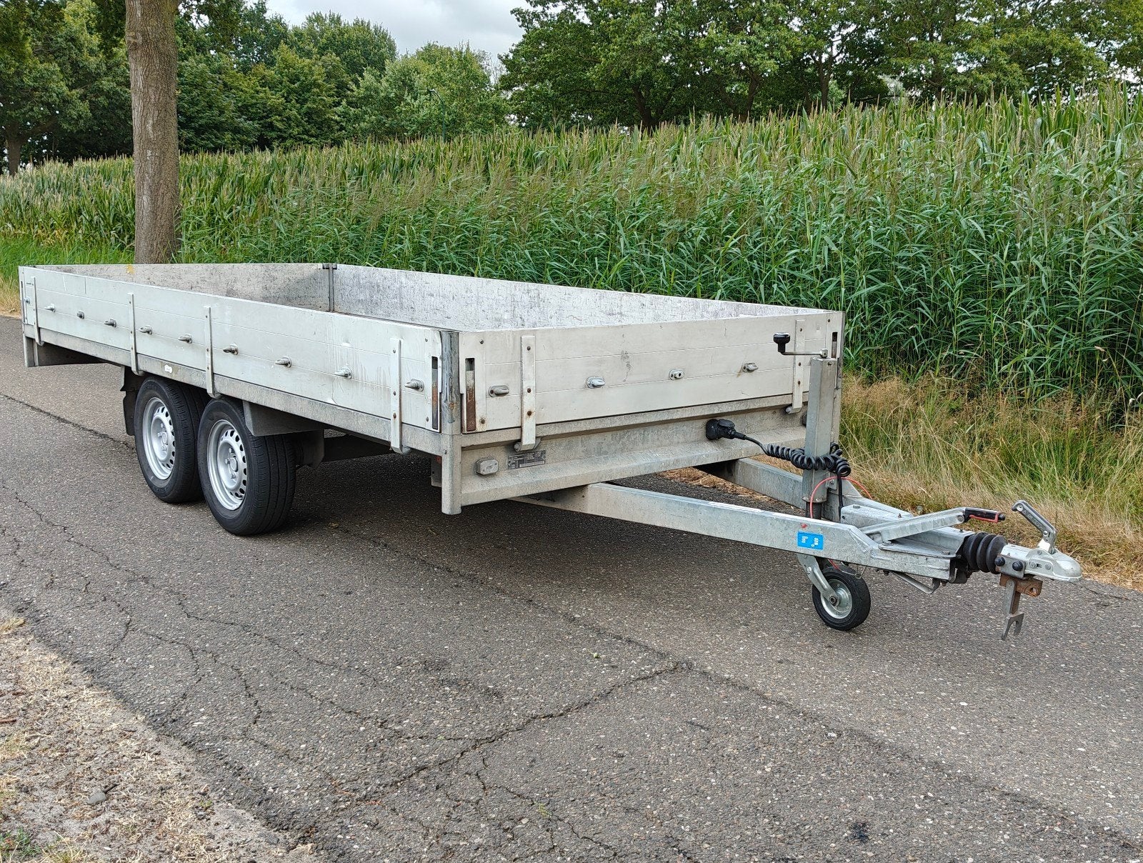Anssems plateauwagen aanhanger 2000kg 180x400, Ophalen, ., ., Gebruikt