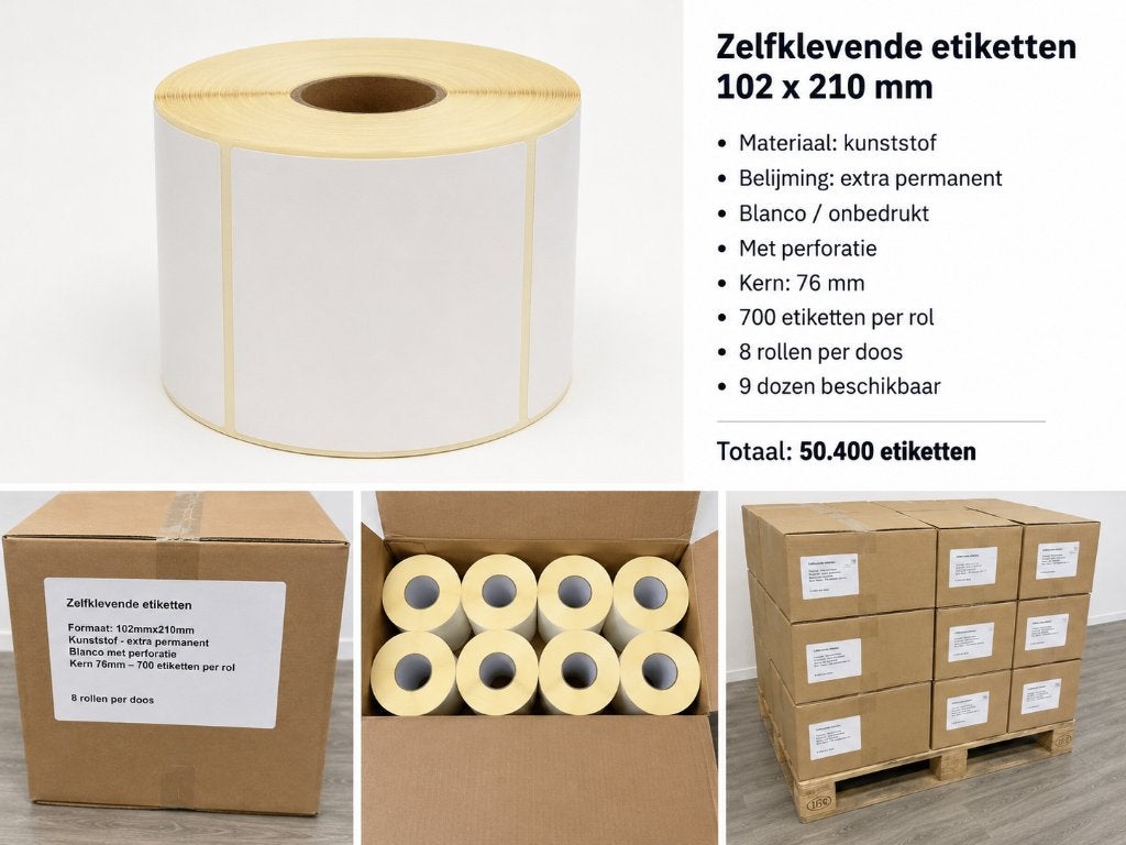 Zelfklevende etiketten, Diversen, Ophalen of Verzenden, Nieuw
