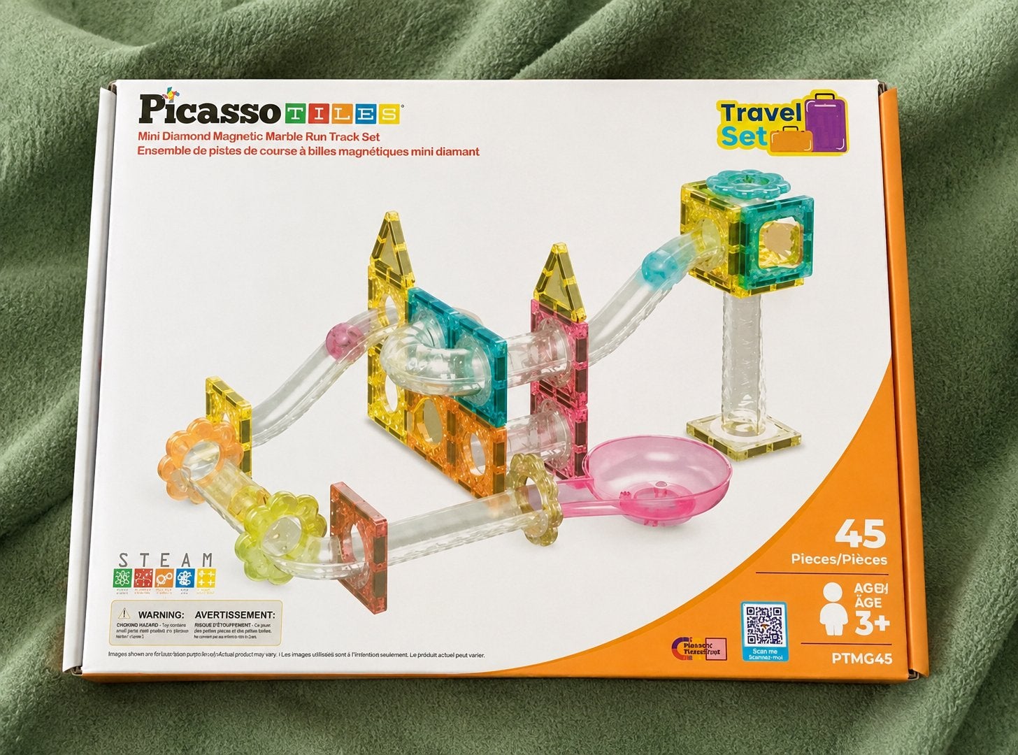 Picasso magnetic knikkerbaan travelset, Ophalen of Verzenden, 10 tot 50 stukjes, Zo goed als nieuw