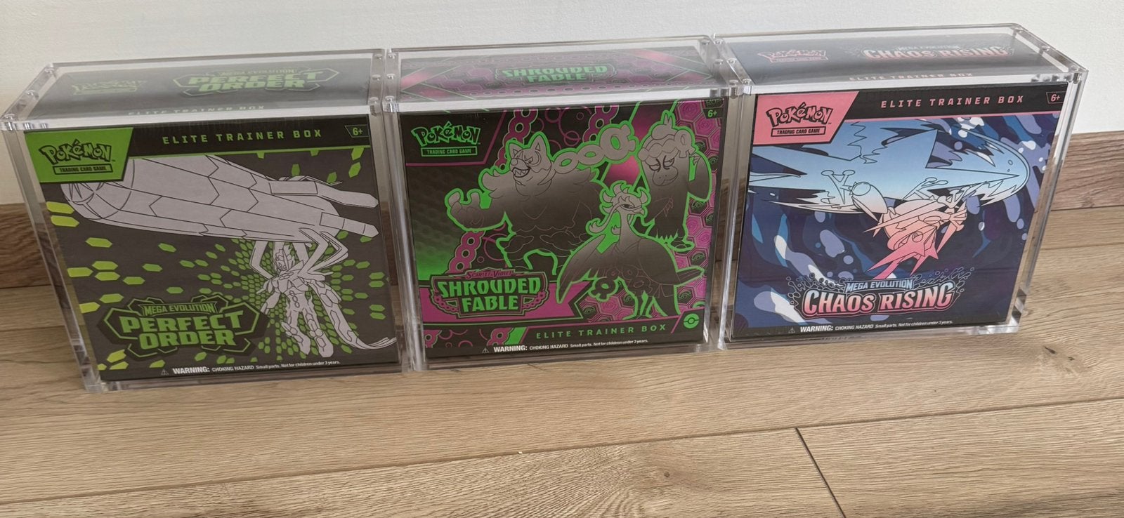 3x Acryl Display Case voor Pokémon Elite Trainer Box (ETB), Verzenden, Nieuw, Overige typen