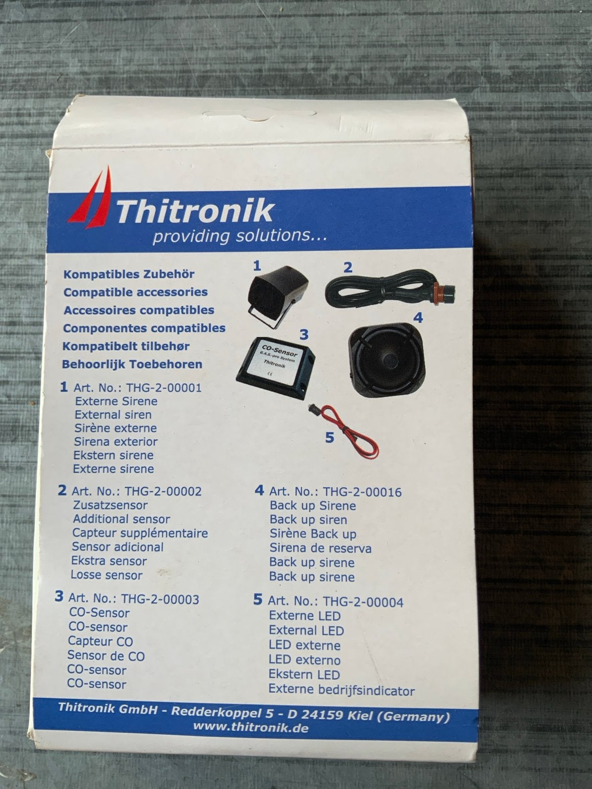 Thitronik G.A.S.-pro Gasmelder voor camper/caravan, Ophalen of Verzenden, Nieuw