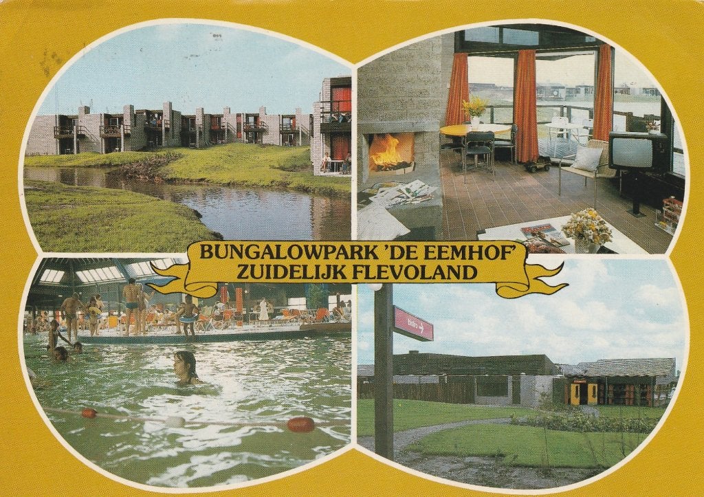 ZUIDELIJK FLEVOLAND De Eemhof Bungalowpark Sporthuis Centrum, Verzenden, 1980 tot heden, Gelopen, Flevoland