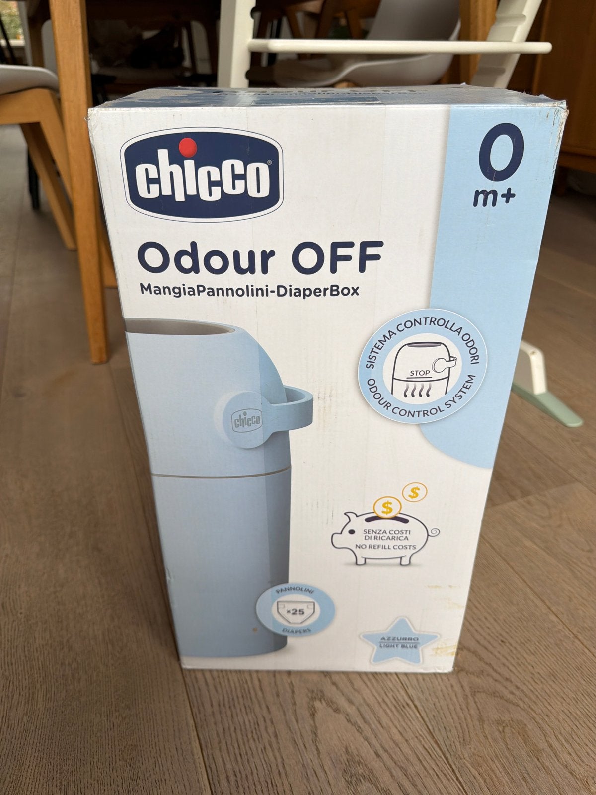 Chicco Odour OFF Luieremmer, nieuwe, light blue, Ophalen of Verzenden, Nieuw