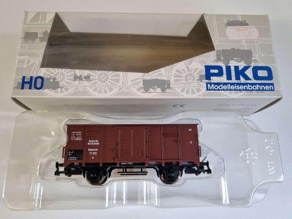 PIKO 54038 - Goederenwagon van de DRG uit Ep II, Gelijkstroom, Wagon, Zo goed als nieuw, Piko