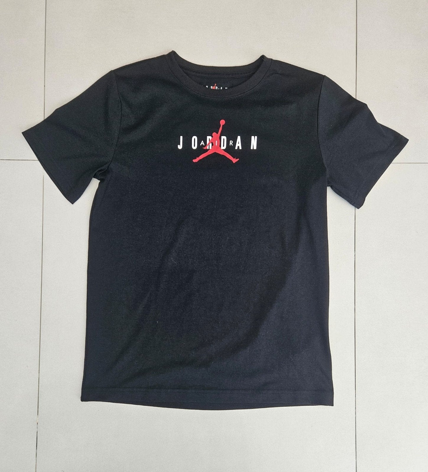 Nike Jordan T-Shirt Zwart Maat XL, Zwart, Nike Jordan, Verzenden, Maat 56/58 (XL)