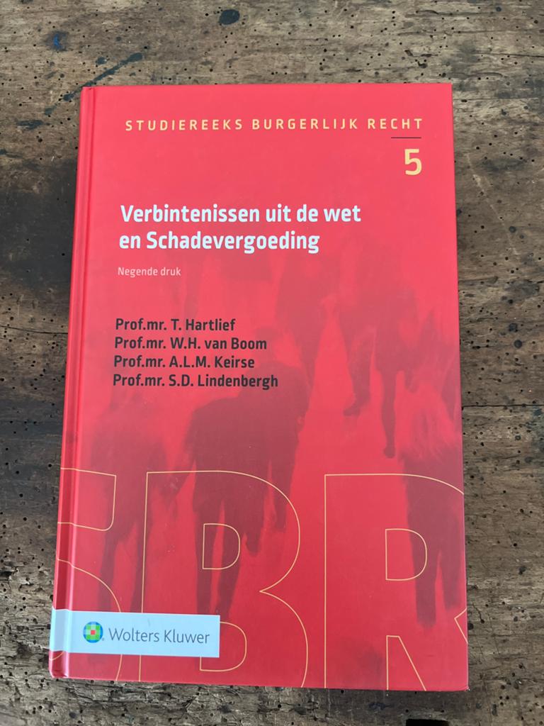 Verbintenissen uit de wet en schadevergoeding  Hartlief, Boeken, Studieboeken en Cursussen, Ophalen of Verzenden, Alpha, Zo goed als nieuw