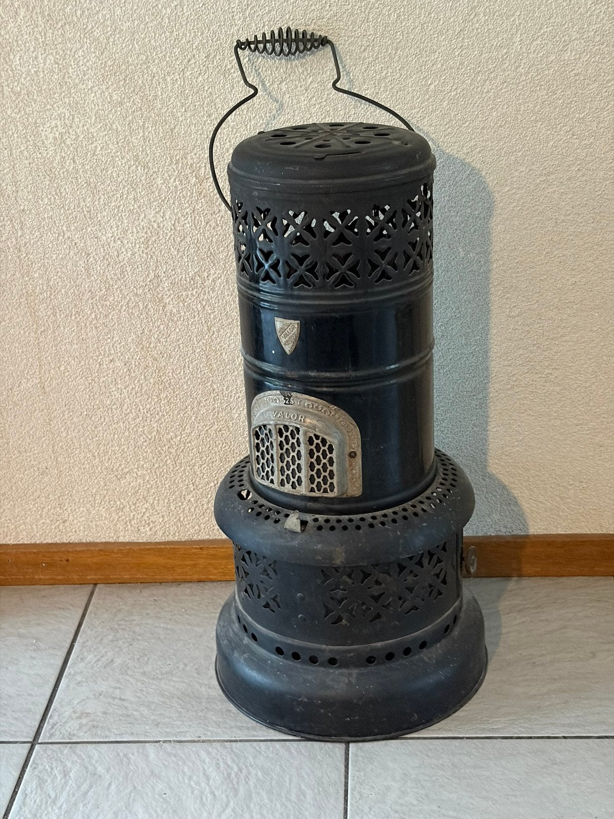 Bieden va €45 en ophalen: Vintage Valor petroleum kacheltje., Ophalen, Zo goed als nieuw, Overige brandstoffen, Petroleumkachel
