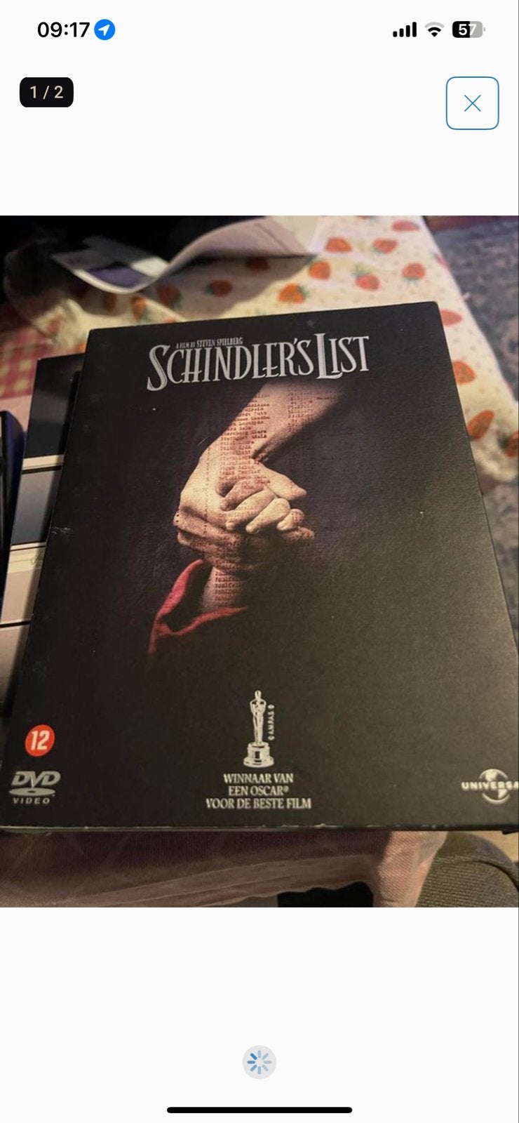 Schindler's List DVD - Speciale Editie, Cd's en Dvd's, Vanaf 12 jaar, Ophalen of Verzenden, Gebruikt, Historisch of Kostuumdrama