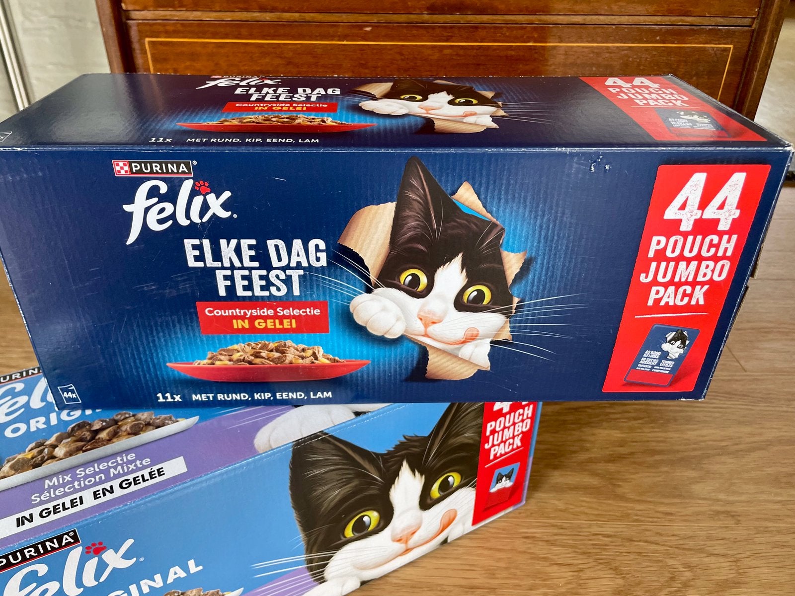 Felix original in gelei en elke dag feest in gelei, Dieren en Toebehoren, Dierenvoeding, Ophalen, Kat