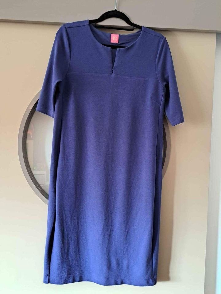 Kyra & Ko, blauwe jurk mt L, Kleding | Dames, Jurken, Blauw, Maat 42/44 (L), Ophalen of Verzenden, Zo goed als nieuw