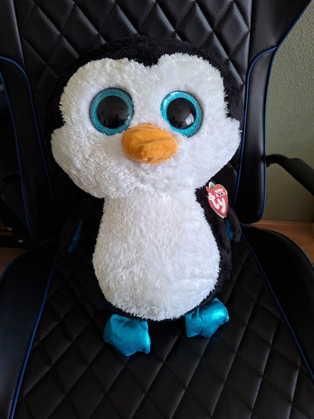 Ty Beanie Boo Waddles de Pinguïn, Pinguïn, Gebruikt, Overige karakters, Zwart