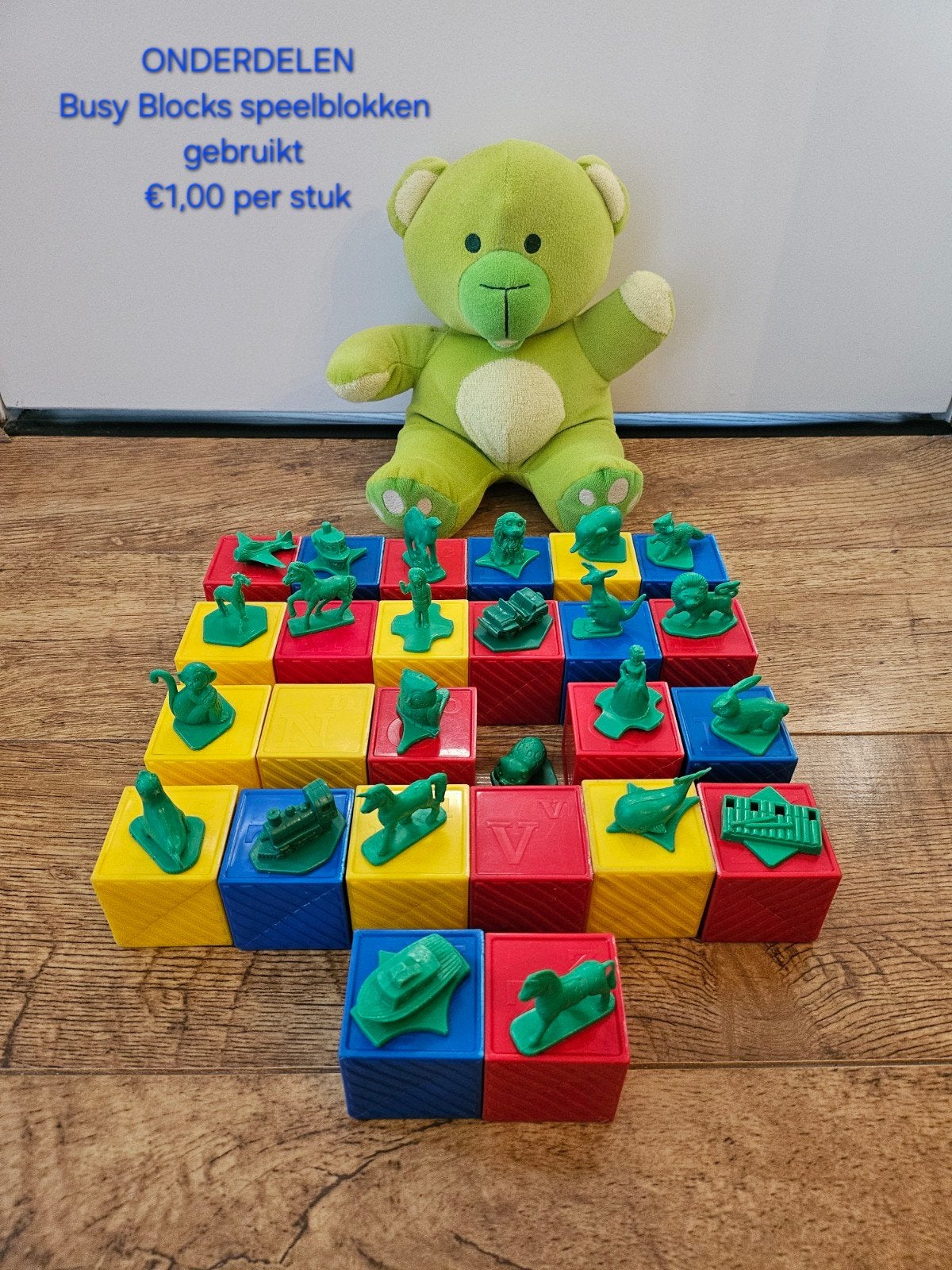 Tupperware tuppertoys ONDERDELEN Busy Blocks speelblokken, Ophalen of Verzenden, Gebruikt, Overige kleuren, Overige typen