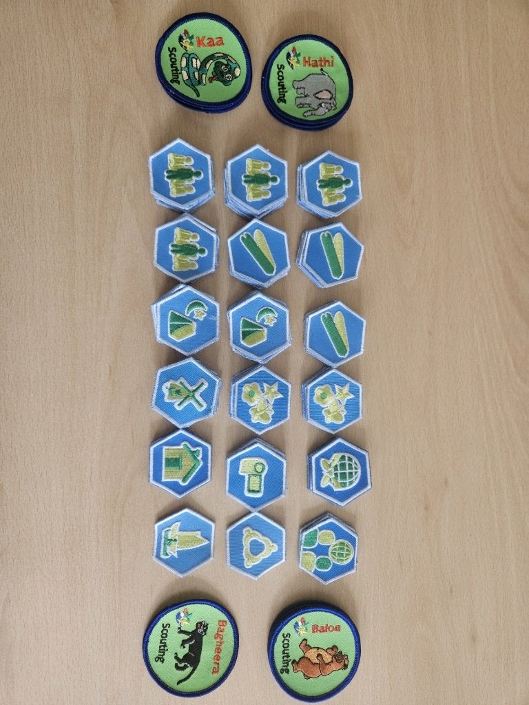 Scouting vaardigheidsignes Welpen, Ophalen of Verzenden, Zo goed als nieuw