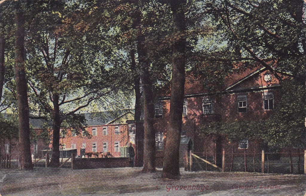 Gravenhage. Oude ansichtkaart. Cavalerie Kazerne. 1912, Verzamelen, Verzenden, Voor 1920, Gelopen, Zuid-Holland