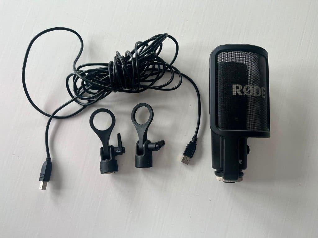 RØDE NT-USB microfoon – met accessoires, zonder statief, Muziek en Instrumenten, Microfoons, Ophalen of Verzenden, Gebruikt, Studiomicrofoon