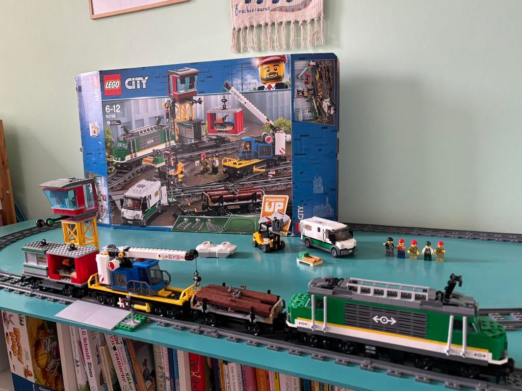 Lego goederentrein 60198, City, Lego, Ophalen of Verzenden, Zo goed als nieuw