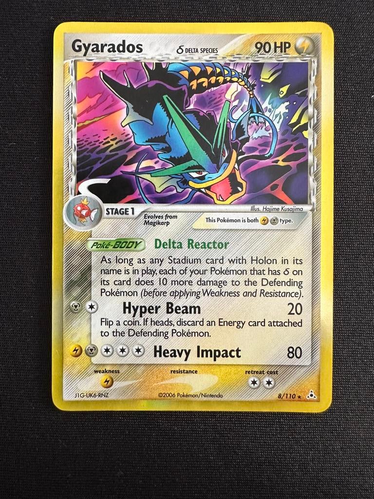 Gyarados Delta Species - EX Holon Phantoms (HP8), Ophalen, Zo goed als nieuw