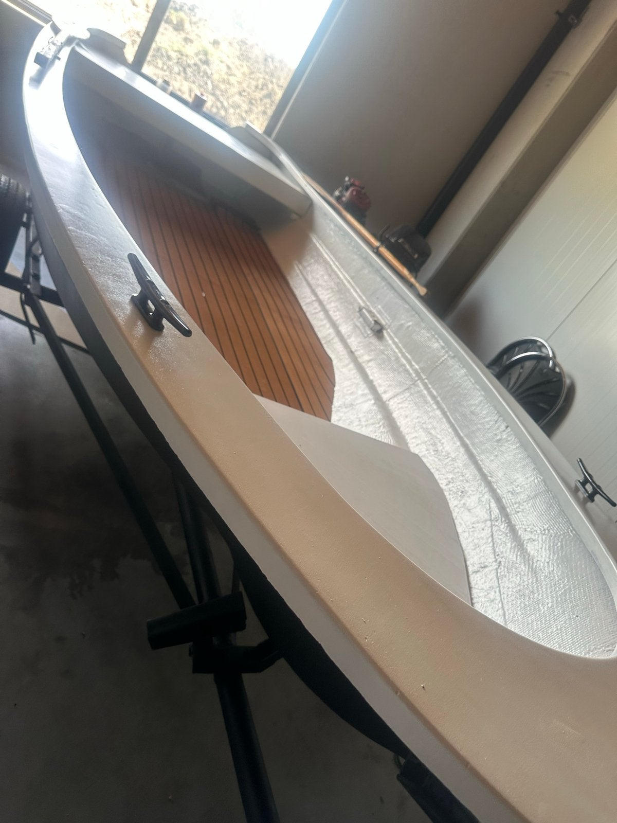 MOET NU WEG ! Leuke boot  met trailer, Watersport en Boten, Roeiboten, Ophalen, Zo goed als nieuw, Polyester, Sloep