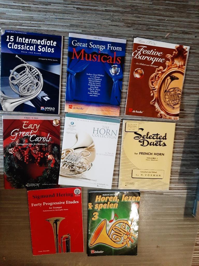French Horn bladmuziek gst F Horn E Horn, Muziek en Instrumenten, Blaasinstrumenten | Hoorns, Ophalen, Gebruikt