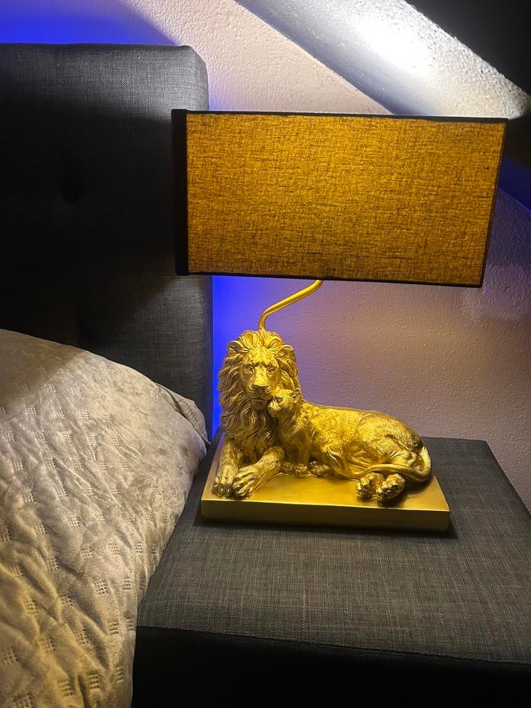 Clayre & Eef lamp,  leeuwen lamp nog 2 nieuw in de doos, Ophalen of Verzenden, Zo goed als nieuw, Minder dan 50 cm