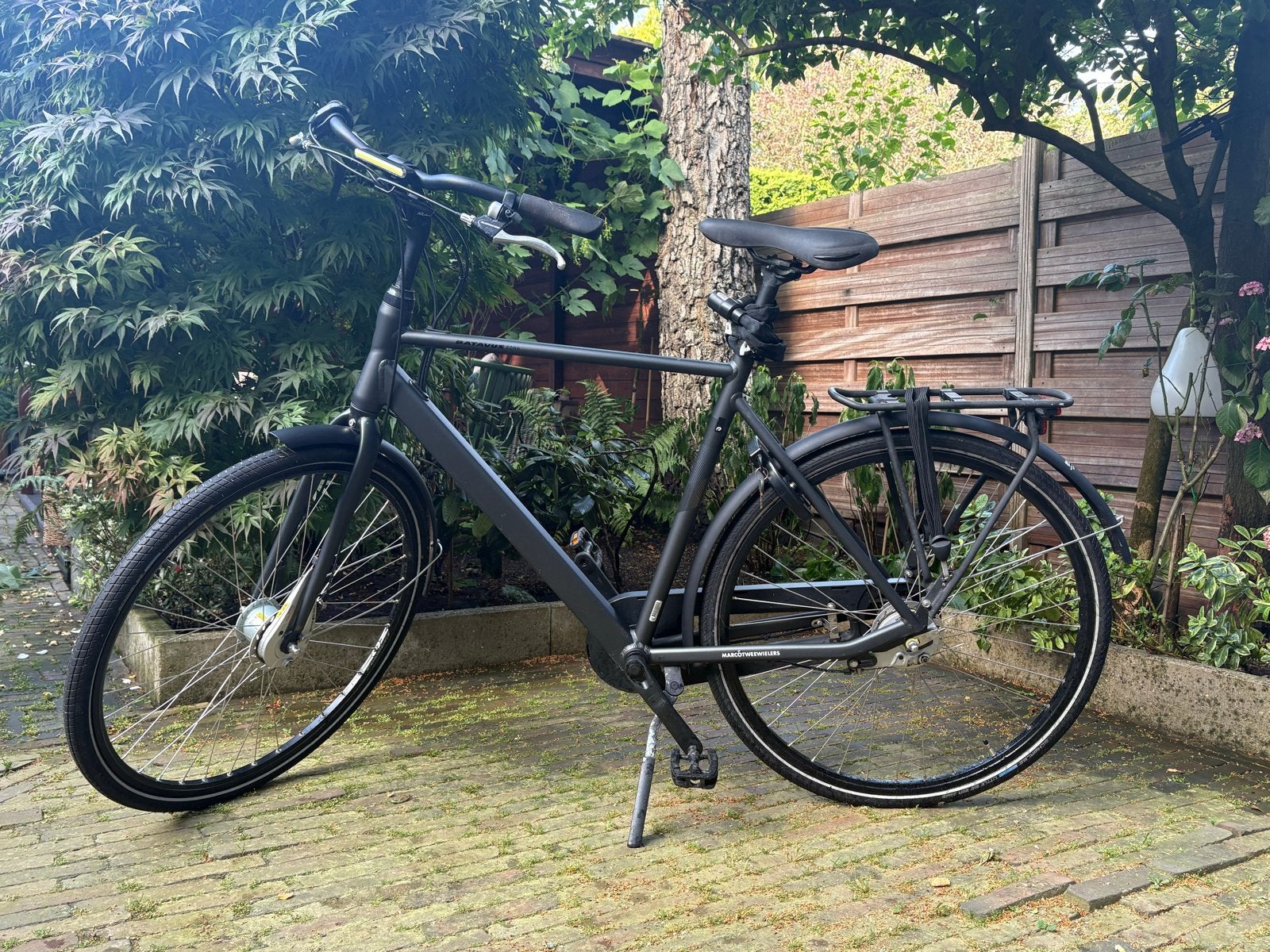Batavus Fonk H57 N3 – nette stadsfiets – mat zwart, Fietsen en Brommers, Fietsen | Heren | Herenfietsen, Ophalen, Versnellingen