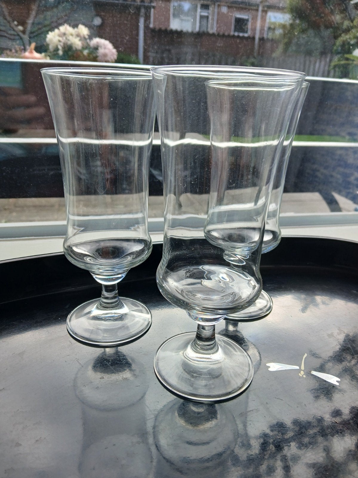 3 empire bierglazen, Ophalen, Zo goed als nieuw, Bierglas