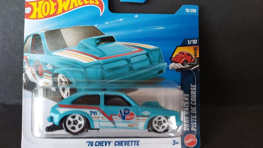 Chevrolet Chevy Chevette 1:64 3inch Hotwheels Pol, 1186 MJ 1 NL, Auto, Verzenden, Nieuw