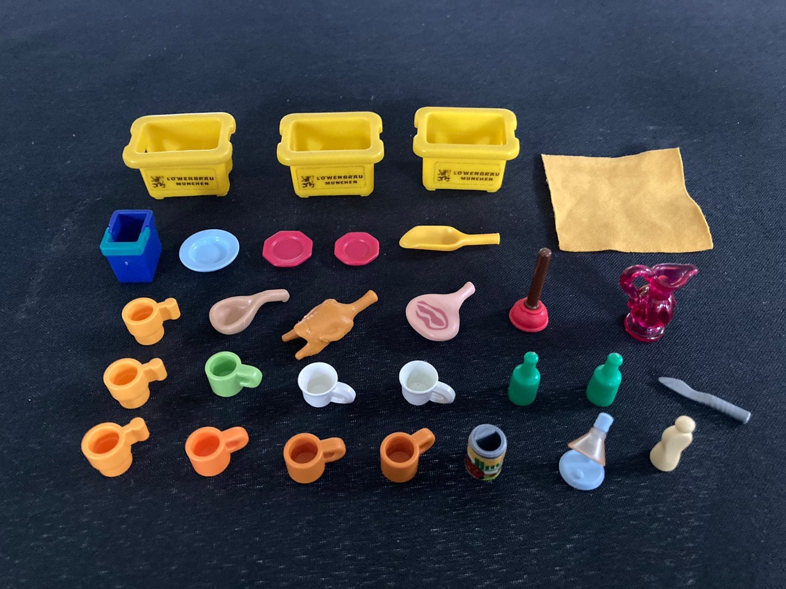 Playmobil kratten, flessen , kopjes., Ophalen of Verzenden, Zo goed als nieuw