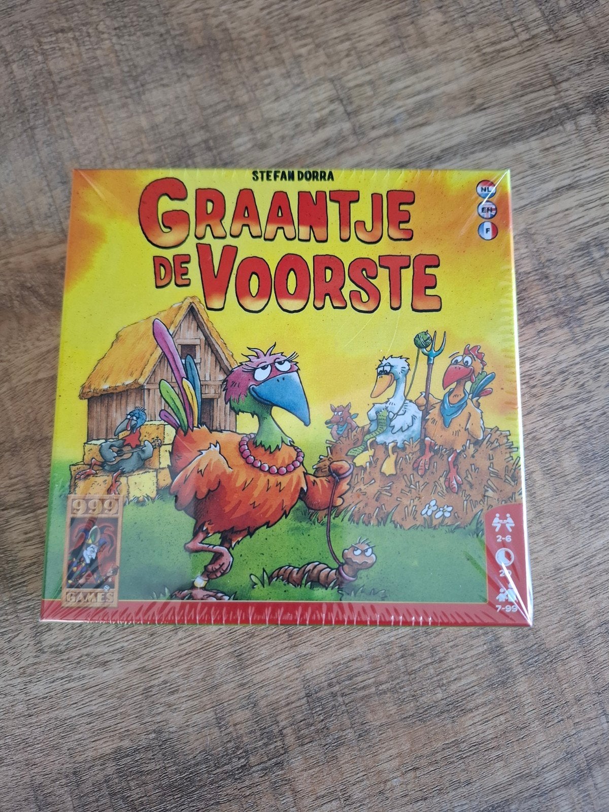 Graantje de Voorste - 999 Games (Nog in het plastic), Drie of vier spelers, Ophalen of Verzenden, Nieuw, 999 Games