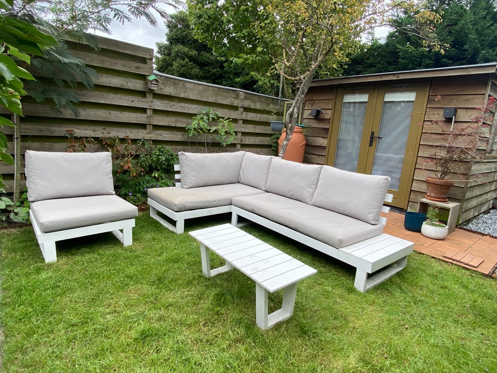 Life Ibiza lounge set van life outdoor living, Ophalen, Gebruikt, Aluminium, Bank