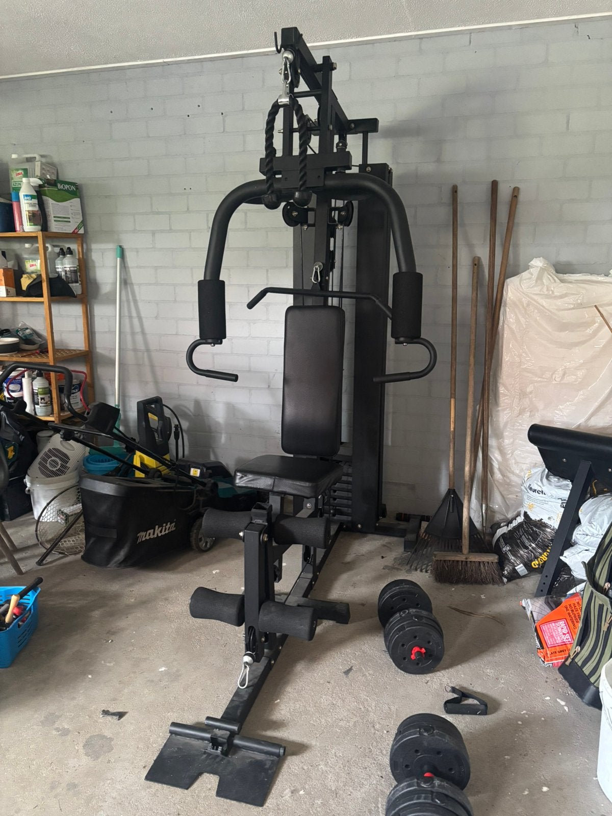 Krachtstation / Home Gym - Compleet voor thuistraining, Ophalen, Gebruikt, Krachtstation, Armen