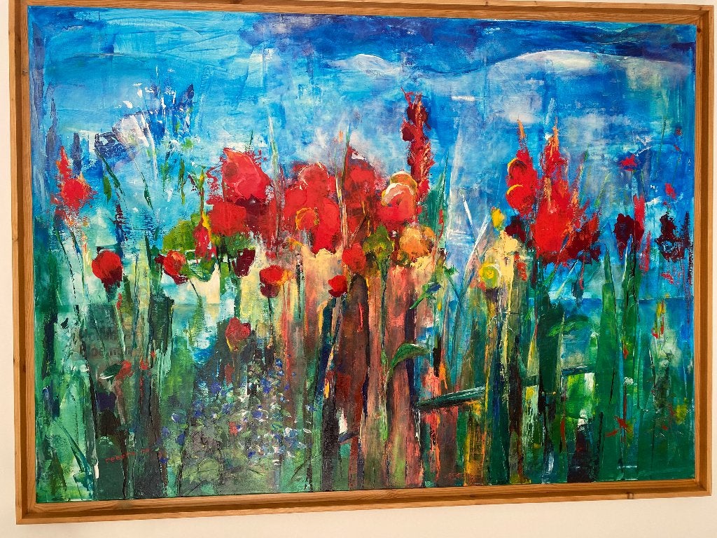 Schilderij, Antiek en Kunst, Ophalen, Gesigneerd, Olieverf, Bloemen