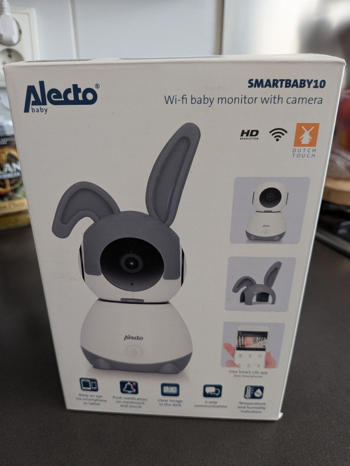 Alecto smartbaby10 WiFi baby monitor met camera op telefoon, Ophalen, Zo goed als nieuw, Camera